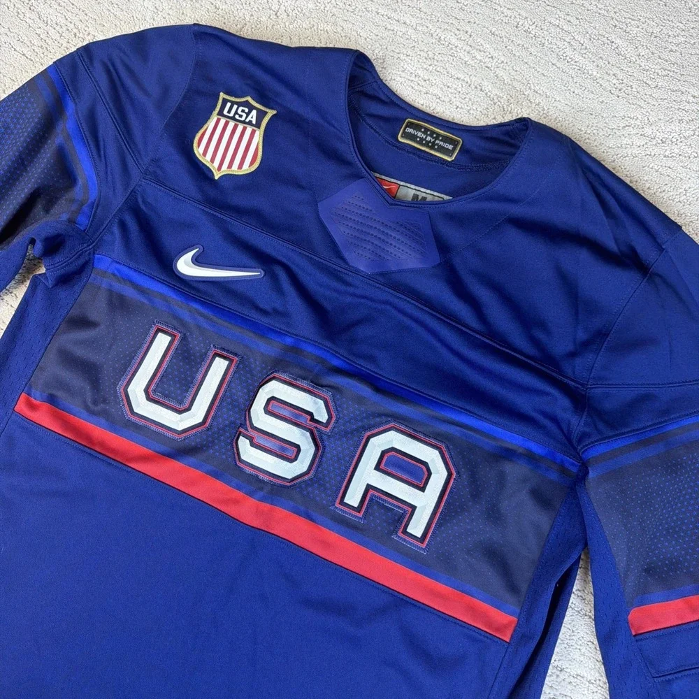Vintage Nike Team USA Winter Olympics Hockey Jersey Medium